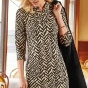 J. McLaughlin Women's Catalina Cloth Terin Sheath Tigre Tan/Black